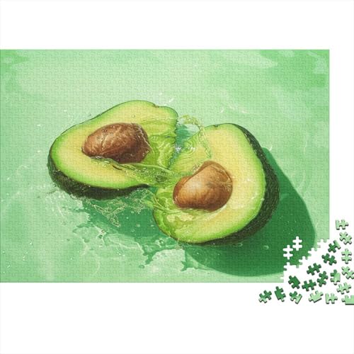 Avocado 1000 Stück Puzzles Für Erwachsene Teenager Stress Abbauen Familien-Puzzlespiel Mit Poster in 1000-teiliges Puzzle Kinder Lernspiel Spielzeug Geschenk Puzzel 1000pcs (75x50cm) von ATBNBNUIE