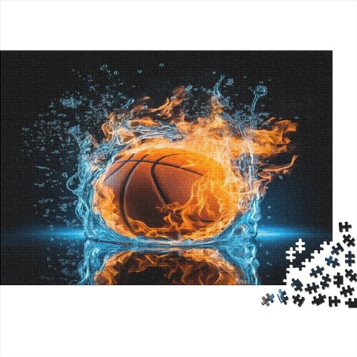 Basketball Puzzle 1000 Teile,Puzzle Für Erwachsene, Impossible Puzzle,Puzzle Farbenfrohes Legespiel,GesKükenlichkeitsspiel Für Die Ganze Familie Puzzel 1000pcs (75x50cm) von ATBNBNUIE