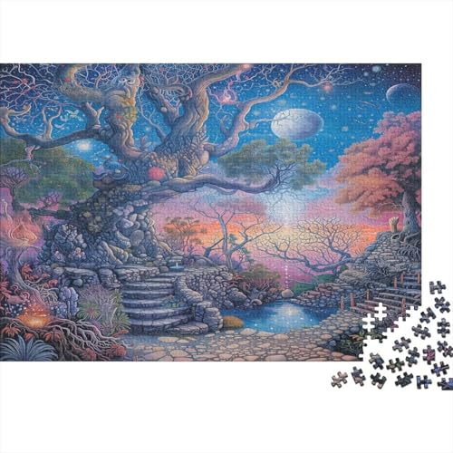 Baum des Lebens Puzzle 1000 Teile Puzzle Für Erwachsene Und Kinder Ab 14 Jahren Puzzel 1000pcs (75x50cm) von ATBNBNUIE