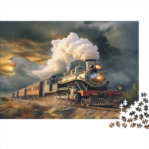 Dampfzug 1000 Stück Puzzle Für Erwachsene 1000 Stück Puzzle Für Erwachsene-Crazy Süßigkeiten-1000 Stück Puzzle Große Puzzles Kinder Lernspiel Spielzeug Geschenk Puzzel 1000pcs (75x von ATBNBNUIE