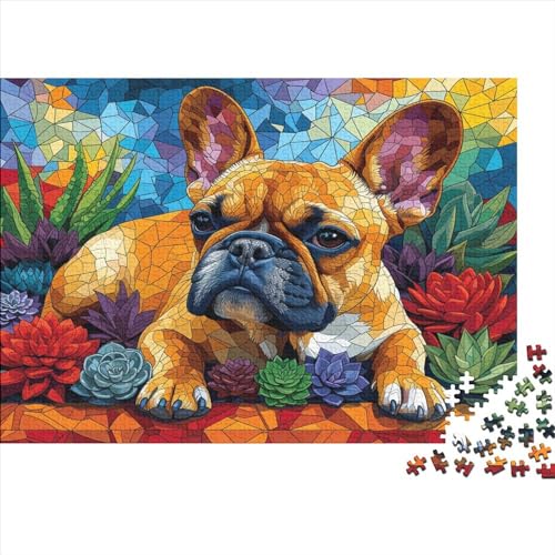 Deutscher Schäferhund Hund Puzzle 1000 Teile Puzzle Für Erwachsene Und Kinder Ab 14 Jahren Puzzel 1000pcs (75x50cm) von ATBNBNUIE