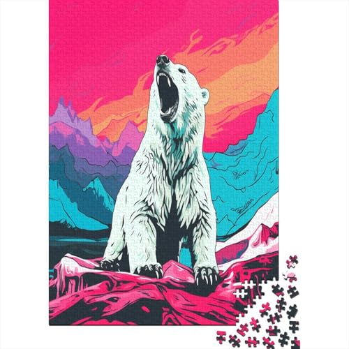 Eisbär Puzzle 1000 Teile Erwachsener Kniffel Spaß Für Die Ganze Familie - Abwechslungsreiche 1000 Puzzleteilige Motive Puzzle Erwachsene, Puzzel 1000pcs (75x50cm) von ATBNBNUIE