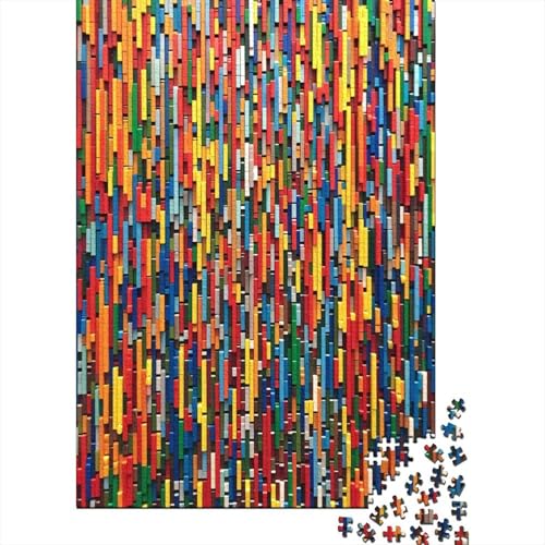 Farbige Bausteine Puzzlespiel 1000 Teile Puzzle Für Erwachsene Und Kinder Ab 14 Jahren, Puzzle-Motiv Erwachsenen Puzzlespiel Puzzel 1000pcs (75x50cm) von ATBNBNUIE