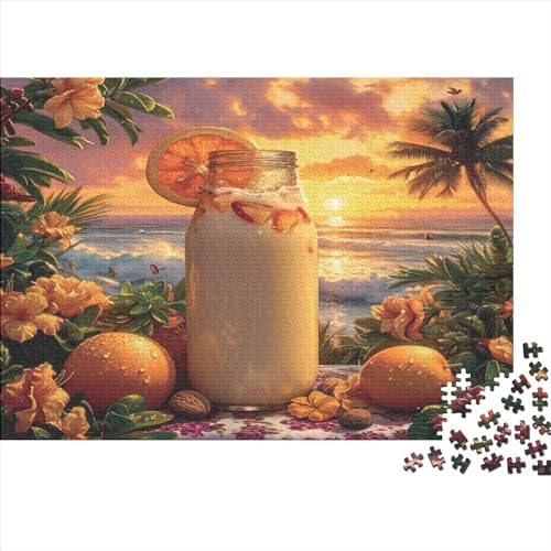 Fruchtsaft Puzzle 1000 Teile - Puzzle Für Erwachsene, Puzzle, Puzzlespiel Erwachsenen Puzzlespiel Puzzel 1000pcs (75x50cm) von ATBNBNUIE