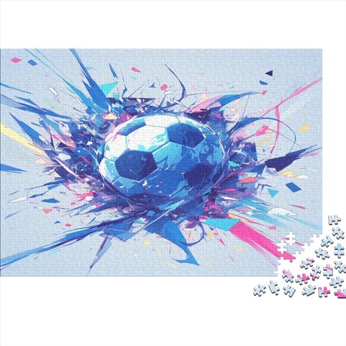 Fußball 1000 Stück Puzzle Für Erwachsene 1000 Stück Puzzle Für Erwachsene-Crazy Süßigkeiten-1000 Stück Puzzle Große Puzzles Kinder Lernspiel Spielzeug Geschenk Puzzel 1000pcs (75x50c von ATBNBNUIE