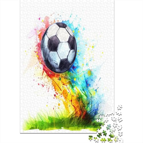 Fußball Puzzle 1000 Teile Erwachsener Kniffel Spaß Für Die Ganze Familie - Abwechslungsreiche 1000 Puzzleteilige Motive Puzzlespiel Erwachsene, Puzzel 1000pcs (75x50cm) von ATBNBNUIE