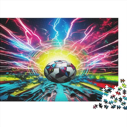 Fußball Puzzle 1000 Teile Puzzle Für Erwachsene Und Kinder Ab 14 Jahren Puzzel 1000pcs (75x50cm) von ATBNBNUIE