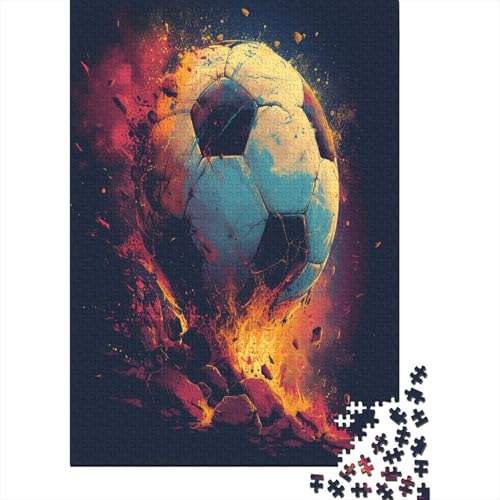 Fußball Puzzlespiel 1000 Teile Puzzles Für Erwachsene Lernspiel Herausforderung Spielzeug 1000 Teile Puzzles Für Erwachsene Kinder Erwachsenen Puzzlespiel Puzzel 1000pcs (75x50cm) von ATBNBNUIE