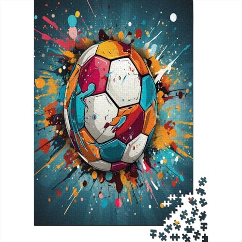 Fußball Puzzlespiel 1000 Teile Puzzles Für Erwachsene Lernspiel Herausforderung Spielzeug 1000 Teile Puzzles Für Erwachsene Kinder Erwachsenen Puzzlespiel Puzzel 1000pcs (75x50cm) von ATBNBNUIE