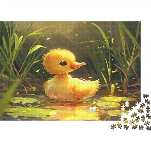 Gelbe Ente 1000 Stück Puzzles Für Erwachsene Teenager Stress Abbauen Familien-Puzzlespiel 1000-teiliges Puzzle Kinder Lernspiel Spielzeug Geschenk Puzzel 1000pcs (75x50cm) von ATBNBNUIE