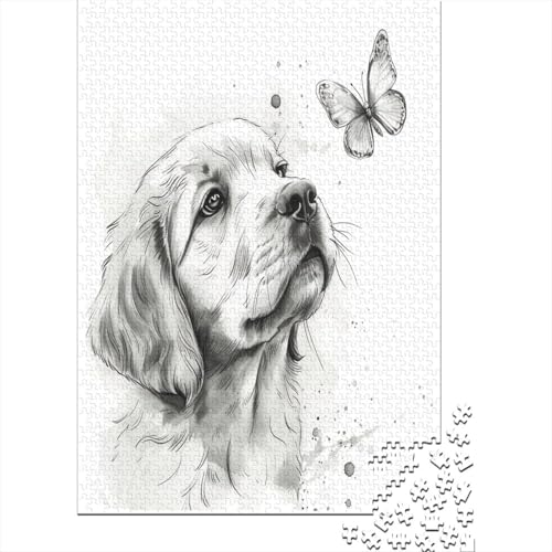 Golden Retriever Puzzle 1000 Teile Puzzle Für Erwachsene Und Kinder Ab 14 Jahren,Puzzlespiel Erwachsenen Puzzlespiel Puzzel 1000pcs (75x50cm) von ATBNBNUIE