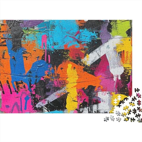 Graffiti Puzzle 1000 Teile Puzzle Für Erwachsene Und Kinder Ab 14 Jahren Puzzel 1000pcs (75x50cm) von ATBNBNUIE