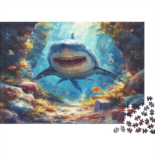 Great White Hai 1000 Stück Puzzle Für Erwachsene 1000 Stück Puzzle Für Erwachsene-Crazy Süßigkeiten-1000 Stück Puzzle Große Puzzles Kinder Lernspiel Spielzeug Geschenk Puzzel 1000pc von ATBNBNUIE