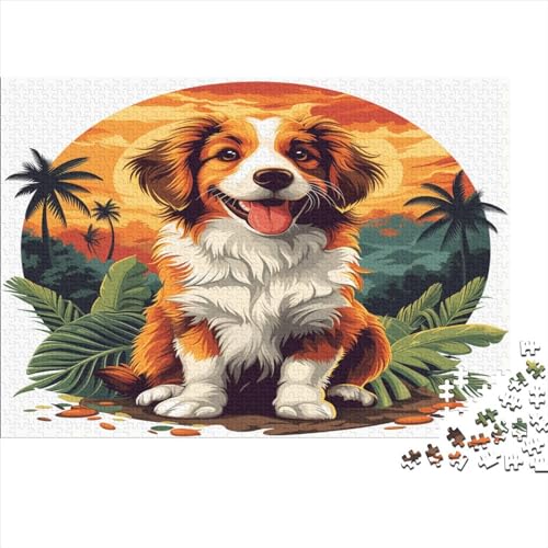 Hund 1000 Teile Puzzle Für Erwachsene, Hochwertige Recycelbare MateriAußerirdische Und Druck Puzzlespiel, Familienspiel, Geschenk Für Liebhaber Oder Freunde Puzzel 1000pcs (75x50cm) von ATBNBNUIE