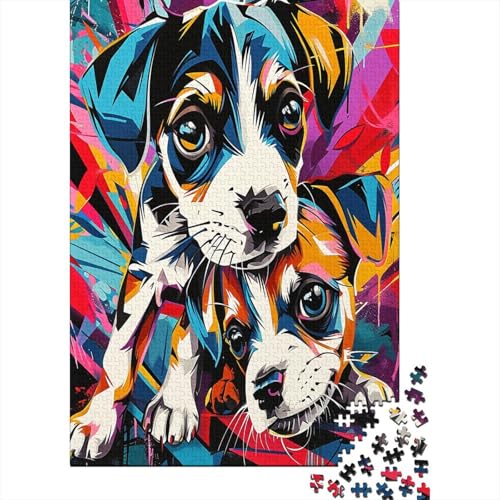 Hund Puzzle 1000 Teile Erwachsener Kniffel Spaß Für Die Ganze Familie - Abwechslungsreiche 1000 Puzzleteilige Motive Puzzlespiel Erwachsene, Puzzel 1000pcs (75x50cm) von ATBNBNUIE