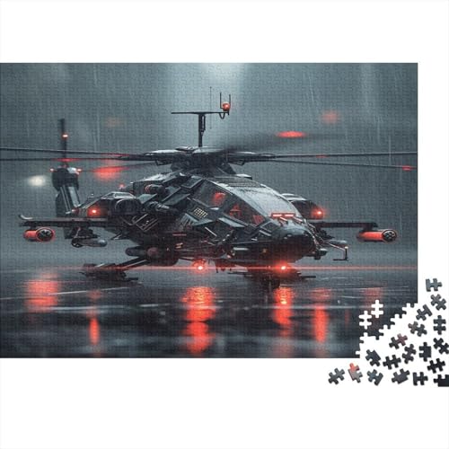 Kampfhubschrauber Puzzlespiel 1000 Teile Puzzles Für Erwachsene Lernspiel Herausforderung Spielzeug 1000 Teile Puzzles Für Erwachsene Kinder Erwachsenen Puzzlespiel Puzzel 1000pcs (75x50cm) von ATBNBNUIE