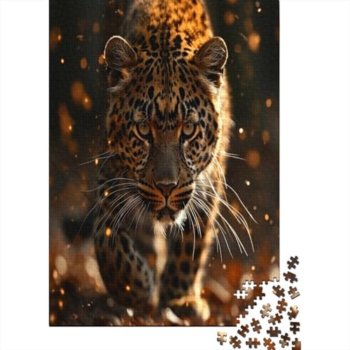 Leopard 1000 Teile Puzzle, Puzzles Für Erwachsene, 1000 Teile Puzzlespiel Für Jugendliche & Erwachsene Puzzlespiel Puzzel 1000pcs (75x50cm) von ATBNBNUIE