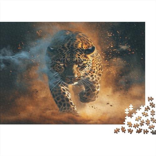 Leopard Puzzle 1000 Teile,Puzzle Für Erwachsene, Impossible Puzzle, Geschicklichkeitsspiel Für Die Ganze Familie,Puzzle Legespiel- Erwachsenenpuzzle Puzzel 1000pcs (75x50cm) von ATBNBNUIE