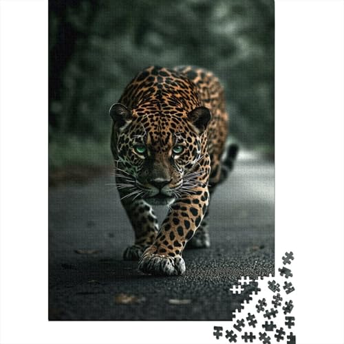 Leopard Puzzle 1000 Teile,Puzzle Für Erwachsene, Impossible Puzzle, Geschicklichkeitsspiel Für Die Ganze Familie,Puzzle Legespiel- Erwachsenenpuzzle Puzzel 1000pcs (75x50cm) von ATBNBNUIE