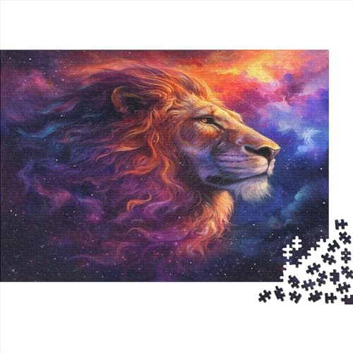 Löwe Puzzle 1000 Teile Erwachsener Kniffel Spaß Für Die Ganze Familie - Abwechslungsreiche 1000 Puzzleteilige Motive Puzzle Erwachsene, Puzzel 1000pcs (75x50cm) von ATBNBNUIE