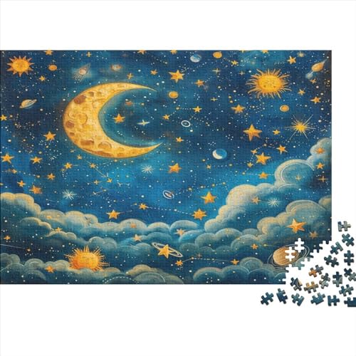 Nachthimmel Puzzle 1000 Teile Erwachsene Puzzles Für Erwachsene Klassische Puzzles 1000 Teile Erwachsene Puzzlespiel Schwer Pädagogisches Spielzeug Erwachsene Kinder Puzzel 1000pcs (75x50cm) von ATBNBNUIE