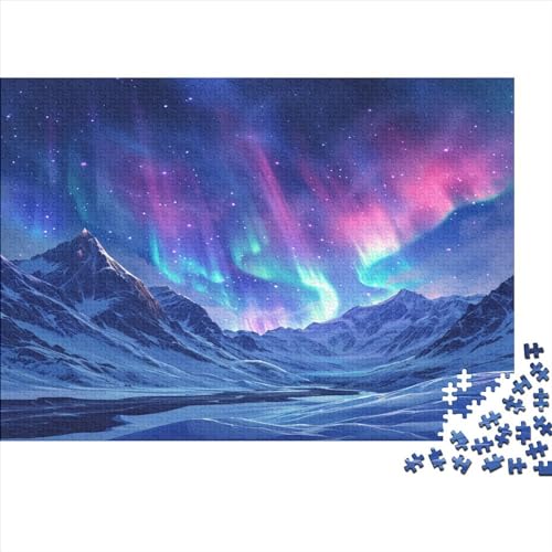 Nordlichter Puzzle 1000 Teile Für Erwachsene Und Kinder Ab 14 Jahren Für Stressabbauer Puzzel 1000pcs (75x50cm) von ATBNBNUIE