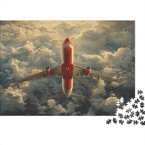 Passenger Luftfahrzeuge 1000 Teile, Impossible Puzzle,GesKükenlichkeitsspiel Für Die Ganze Familie, Erwachsenenpuzzle Ab 14 Jahren Puzzel 1000pcs (75x50cm) von ATBNBNUIE