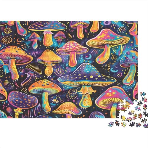 Pilze Puzzle 1000 Teile Puzzle Für Erwachsene Und Kinder Ab 14 Jahren Puzzel 1000pcs (75x50cm) von ATBNBNUIE