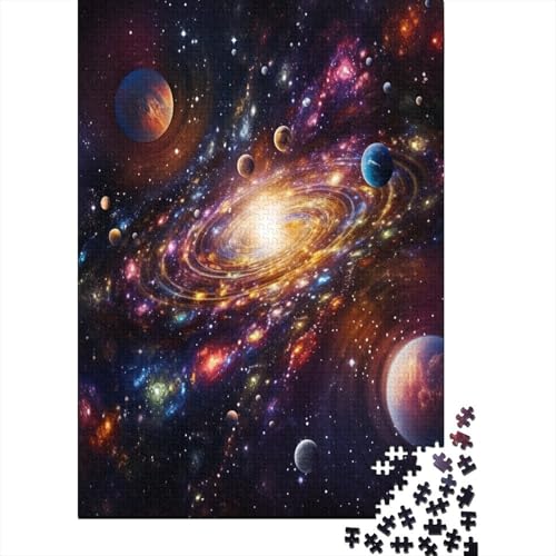 Planet des Universums Puzzle 1000 Teile Erwachsener Kniffel Spaß Für Die Ganze Familie - Abwechslungsreiche 1000 Puzzleteilige Motive Puzzlespiel Erwachsene, Puzzel 1000pcs (75x50cm) von ATBNBNUIE