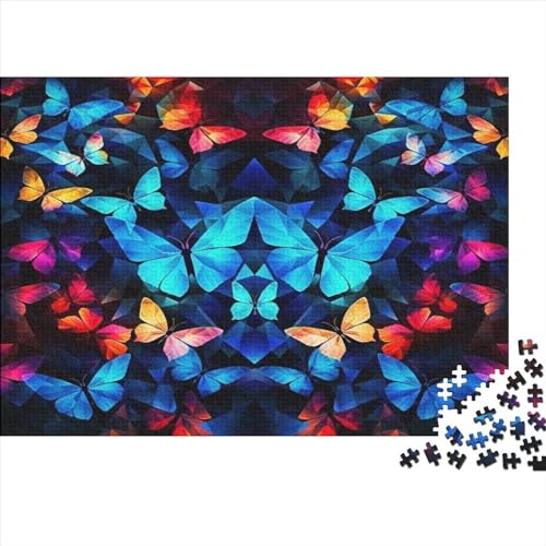 Schmetterling 1000 Stück Puzzle Für Erwachsene 1000 Stück Puzzle Für Erwachsene-Crazy Süßigkeiten-1000 Stück Puzzle Große Puzzles Kinder Lernspiel Spielzeug Geschenk Puzzel 1000pcs (75x50 von ATBNBNUIE