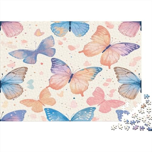 Schmetterling Puzzle 1000 Teile Erwachsener Kniffel Spaß Für Die Ganze Familie - Abwechslungsreiche 1000 Puzzleteilige Motive Puzzle Erwachsene, Puzzel 1000pcs (75x50cm) von ATBNBNUIE