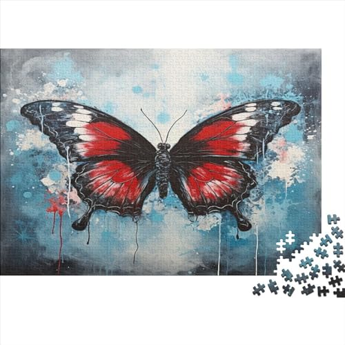 Schmetterling Puzzle 1000 Teile Puzzles Für Erwachsene Klassische Puzzles 1000 Teile Erwachsene Puzzlespiel Erwachsene 1000 Teile Erwachsenen Puzzlespiel Puzzel 1000pcs (75x50cm) von ATBNBNUIE