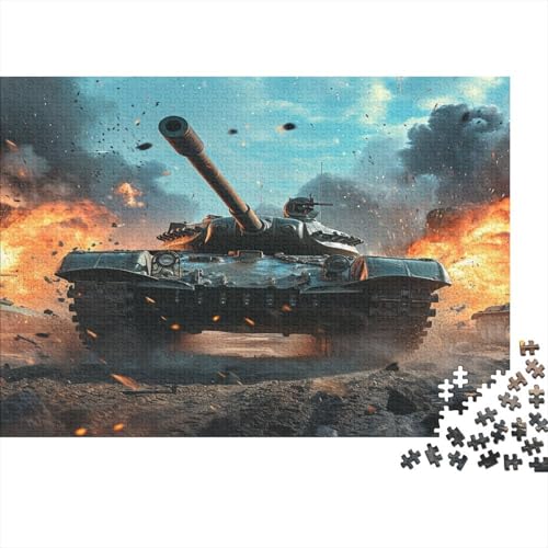 Tank 1000 Stück Puzzle Für Erwachsene 1000 Stück Puzzle Für Erwachsene-Crazy Süßigkeiten-1000 Stück Puzzle Große Puzzles Kinder Lernspiel Spielzeug Geschenk Puzzel 1000pcs (75x50cm) von ATBNBNUIE