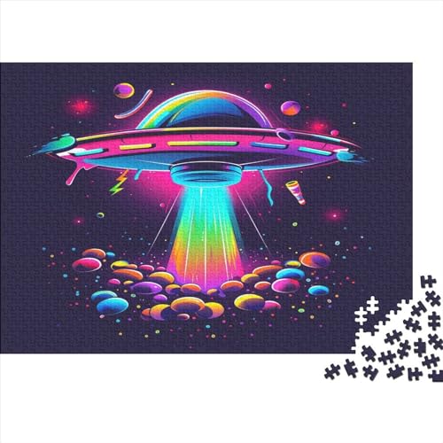 UFO Puzzle 1000 Teile Erwachsener Kniffel Spaß Für Die Ganze Familie - Abwechslungsreiche 1000 Puzzleteilige Motive Puzzlespiel Erwachsene, Puzzel 1000pcs (75x50cm) von ATBNBNUIE