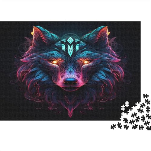 Wolf Puzzle 1000 Teile Erwachsener Kniffel Spaß Für Die Ganze Familie - Abwechslungsreiche 1000 Puzzleteilige Motive Puzzlespiel Erwachsene, Puzzel 1000pcs (75x50cm) von ATBNBNUIE