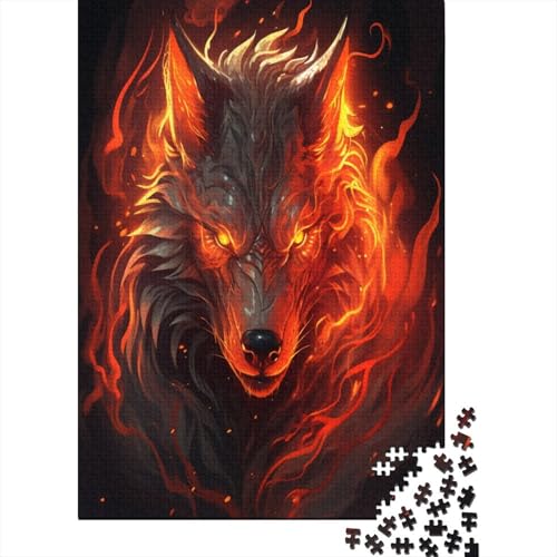 Wolf Puzzle 1000 Teile Erwachsener Kniffel Spaß Für Die Ganze Familie - Abwechslungsreiche 1000 Puzzleteilige Motive Puzzlespiel Erwachsene, Puzzel 1000pcs (75x50cm) von ATBNBNUIE