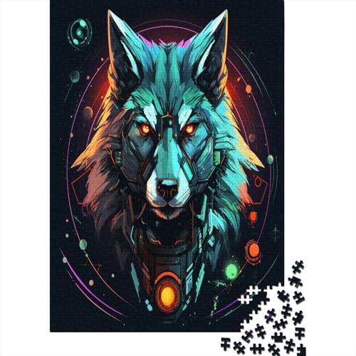 Wolf Puzzle 1000 Teile Erwachsener Kniffel Spaß Für Die Ganze Familie - Abwechslungsreiche 1000 Puzzleteilige Motive Puzzlespiel Erwachsene, Puzzel 1000pcs (75x50cm) von ATBNBNUIE