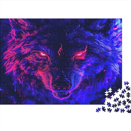 Wolf Puzzle 1000 Teile Erwachsener Kniffel Spaß Für Die Ganze Familie - Abwechslungsreiche 1000 Puzzleteilige Motive Puzzlespiel Erwachsene, Puzzel 1000pcs (75x50cm) von ATBNBNUIE