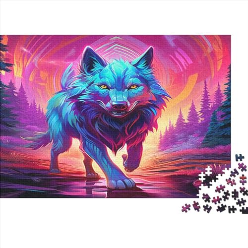 Wolf Puzzle 1000 Teile Puzzle Für Erwachsene Und Kinder Ab 14 Jahren Puzzel 1000pcs (75x50cm) von ATBNBNUIE