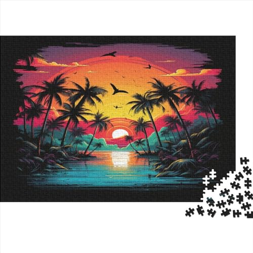 Wunderschöne Landschaft 1000 Stück Puzzles Für Erwachsene Teenager Stress Abbauen Familien-Puzzlespiel 1000-teiliges Puzzle Kinder Lernspiel Spielzeug Geschenk Puzzel 1000pcs (75x50cm) von ATBNBNUIE