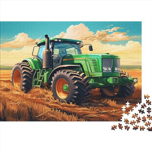 Zugmaschine 1000 Teile,Impossible Puzzle,GesKükenlichkeitsspiel Für Die Ganze Familie, Erwachsenen Puzzlespiel Puzzel 1000pcs (75x50cm) von ATBNBNUIE