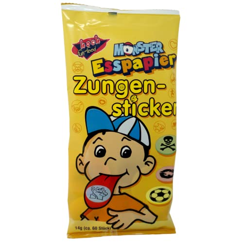 ATC Handels GmbH Zungen-Sticker-Tattoos ca. 60 Stück - EIN lustiger Spaß für Kindergeburtstage, Kindergarten, Kinderfeier von ATC Handels GmbH