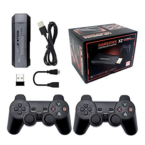 ATHUAH ATHUAH Game Box Retro M10 X2PLUS 4K HD Mini Plug and Play Home Retro Arcade mit 2.4G P3 Wireless Controllern, gebaut in 4000 Game-128G von ATHUAH