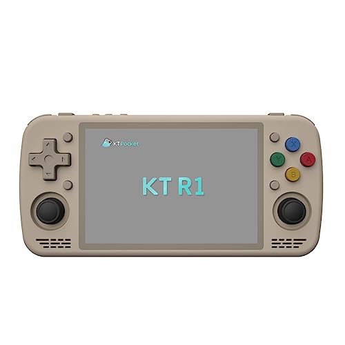 ATHUAH ATHUAH KTR1 G99 Android-Handheld-Spielkonsole, 6 G + 128 G Retro-Arcade, 11,4 cm IPS-Bildschirm, Mini-Retro-Handheld-Spielkonsole für Kinder und Erwachsene, Weiß von ATHUAH