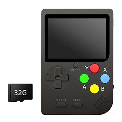 ATHUAH ATHUAH Mini-Retro-Arcade-Spielekonsole, tragbare Handheld-Spielekonsole mit 2800 klassischen Spielen, 7,6 cm (32 Zoll) TV-Videospielkonsole für Kinder und Erwachsene, unterstützt TV-AV-Ausgang von ATHUAH