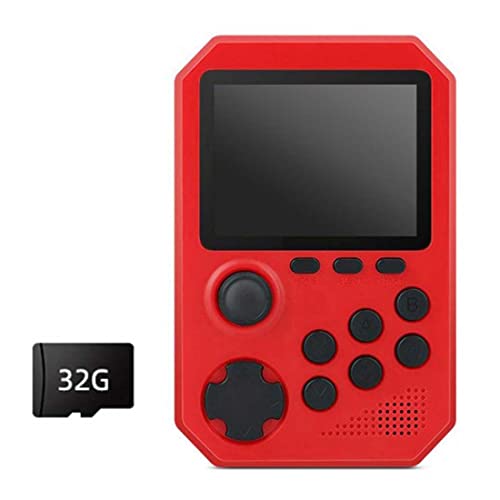 ATHUAH ATHUAH Mini-Retro-Arcade-Spielkonsole, tragbare Handheld-Spielekonsole mit 2800 klassischen Spielen, 7,1 cm (2,8 Zoll) 32 G TV-Videospielkonsole für Kinder und Erwachsene, unterstützt von ATHUAH