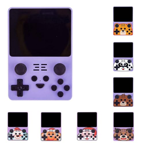 ATHUAH ATHUAH Powkiddy RGB20S Handheld-Spielekonsole, Retro-Arcade, integrierte 20.000 Spiele, 3,5-Zoll-Bildschirm, Open-Source, 16 G + 128 G, Retro-Spielekonsole, tragbare Spielekonsolen, Kinder, von ATHUAH