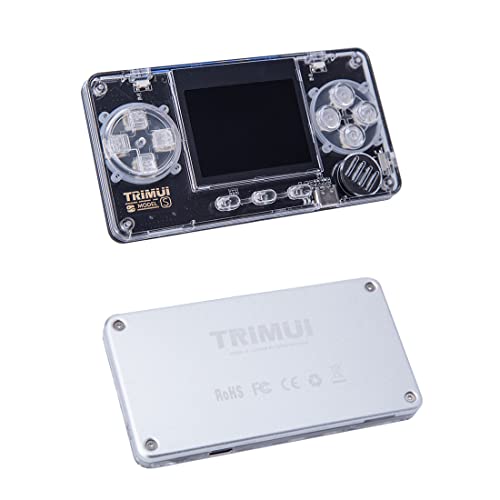 ATHUAH ATHUAH Powkiddy Trimui A66 Mini-Handheld-Spielkonsole, integrierte 5000 Spiele, 5,1 cm Bildschirm, 32 G, tragbare Retro-Arcade-Spielkonsole mit ARM628-Prozessor, Geschenk für Kinder, von ATHUAH