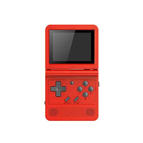 ATHUAH ATHUAH Powkiddy V90 Faltbare Handheld-Spielkonsole, 7,6 cm IPS-Bildschirm, 64 G, integrierte 6000 Spiele, Open-Source-Linux-System, 1020 mAh Akku, tragbare Retro-Arcade-Mini-Handheld für Kinder von ATHUAH