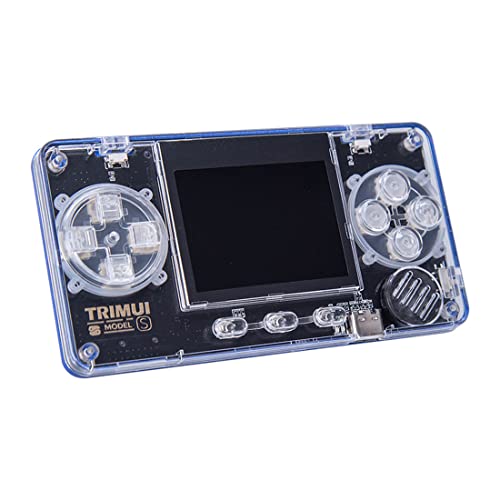 ATHUAH ATHUAH TRIMUI A66 Handheld-Spielkonsole, tragbare Mini-Handheld-2-Zoll-IPS-Videospiel-Bildschirm, 32 GB, integrierte 15.000 Spiele, Spielekonsole für Kinder und Erwachsene von ATHUAH